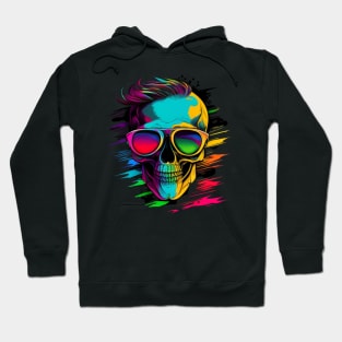 Colorful skull Hoodie